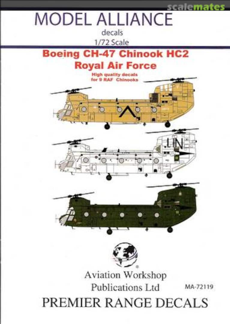 Boxart Boeing CH-47 Chinook HC.1/2 MA-72119 Model Alliance