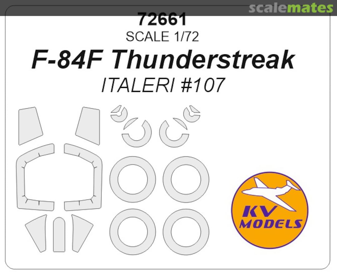 Boxart F-84F Thunderstreak 72661 KV Models