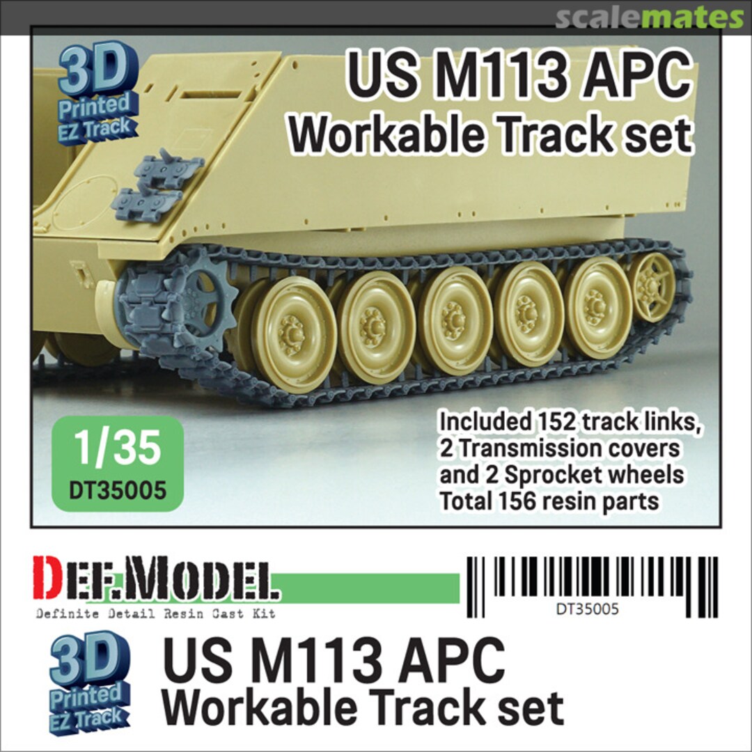 Boxart US M113 APC Workable Track Set DT35005 Def.Model