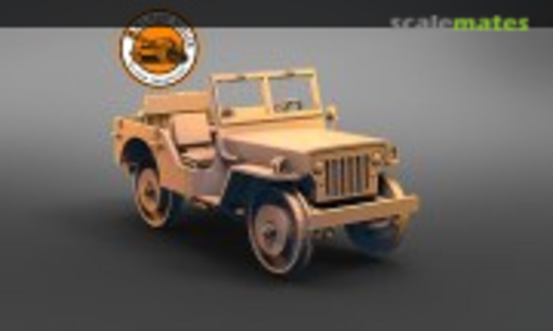 Jeep Willys rail tractor (Military Scales PMI0095B)