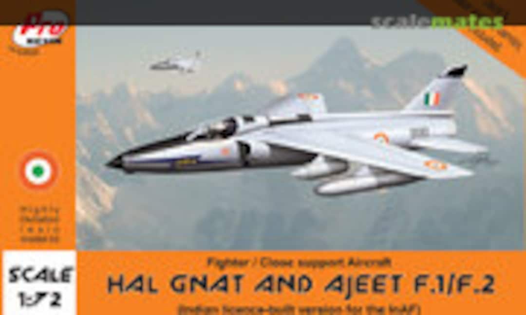 1:72 HAL Gnat and Ajeet F.1/F.2 (Pro Resin R72-041)