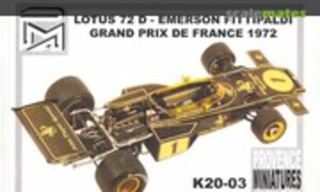 Lotus 72D France 1972 (Provence Miniatures Automobiles K20-03)