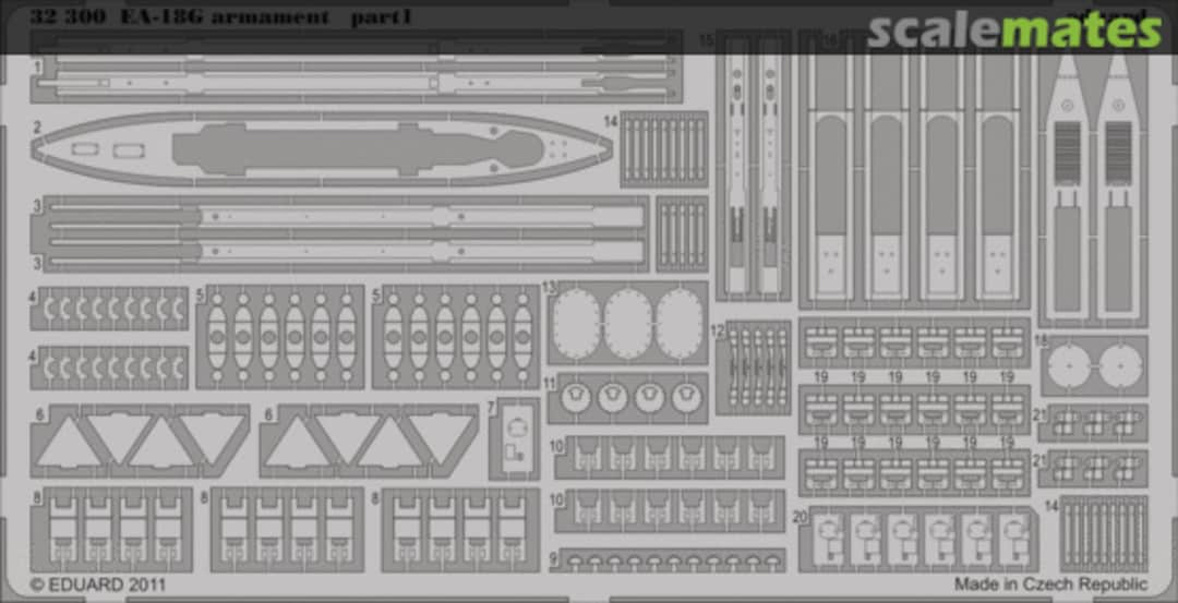 Boxart EA-18G armament 32300 Eduard