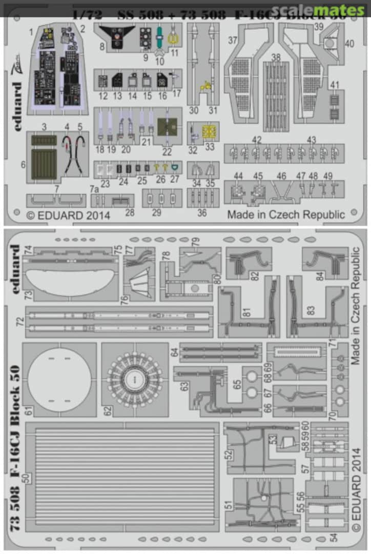 Boxart F-16CJ Block 50 73508 Eduard