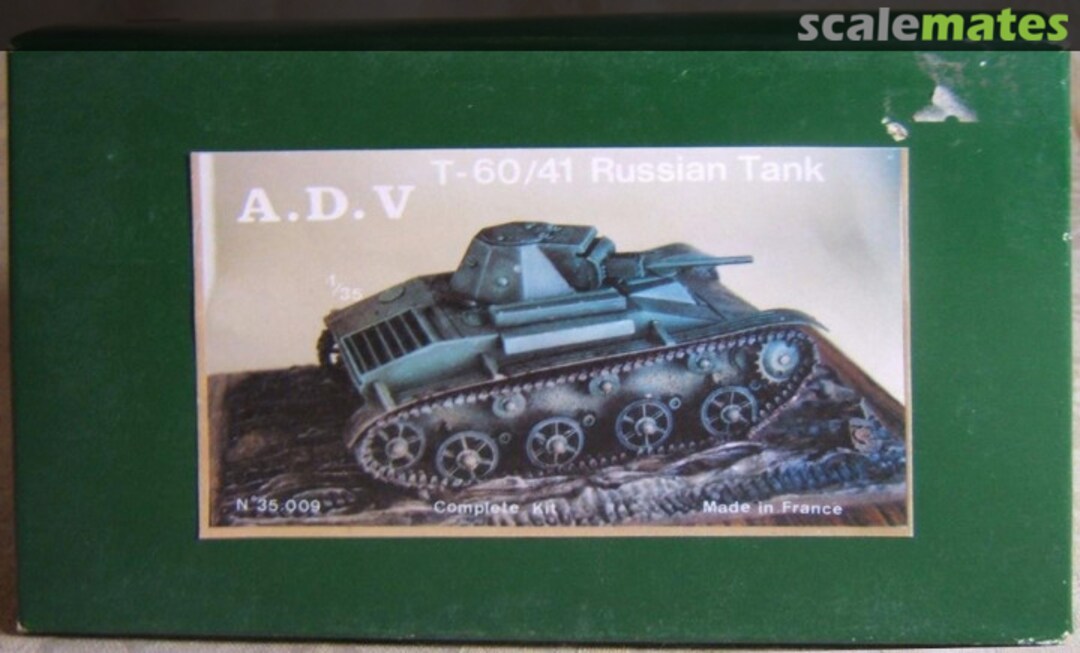 Boxart T-60/41 Russian Tank 35.009 ADV Azimut