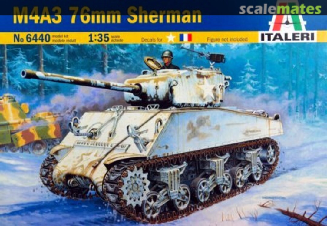 Boxart M4A3 Sherman 6440 Italeri