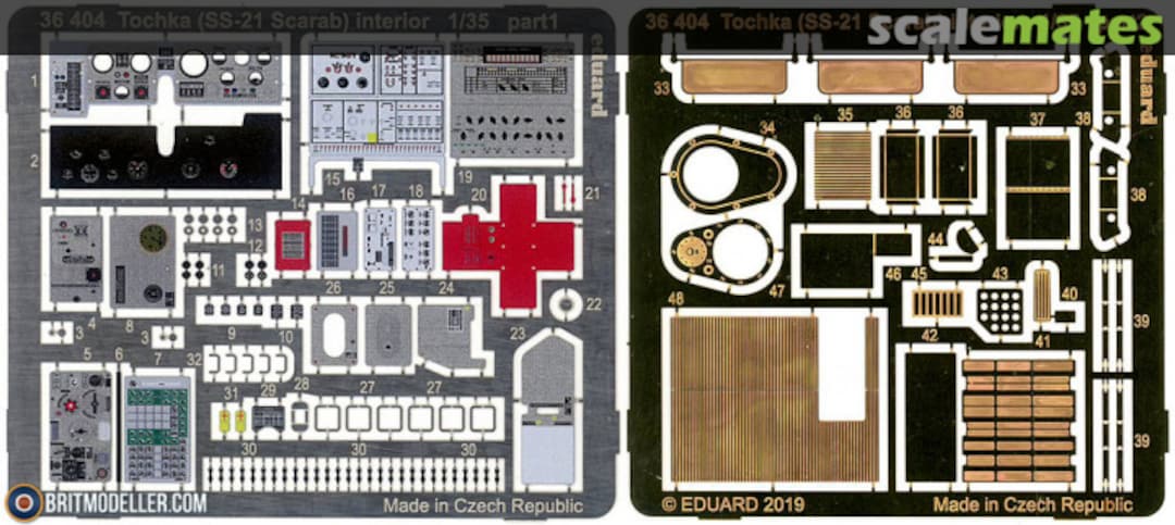 Boxart Tochka (SS-21 Scarab) - Interior 36404 Eduard