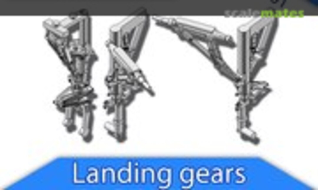 1:72 Landing gears F-5E/N Tiger II F-20 TigerShark (AK3D 72-AG001)