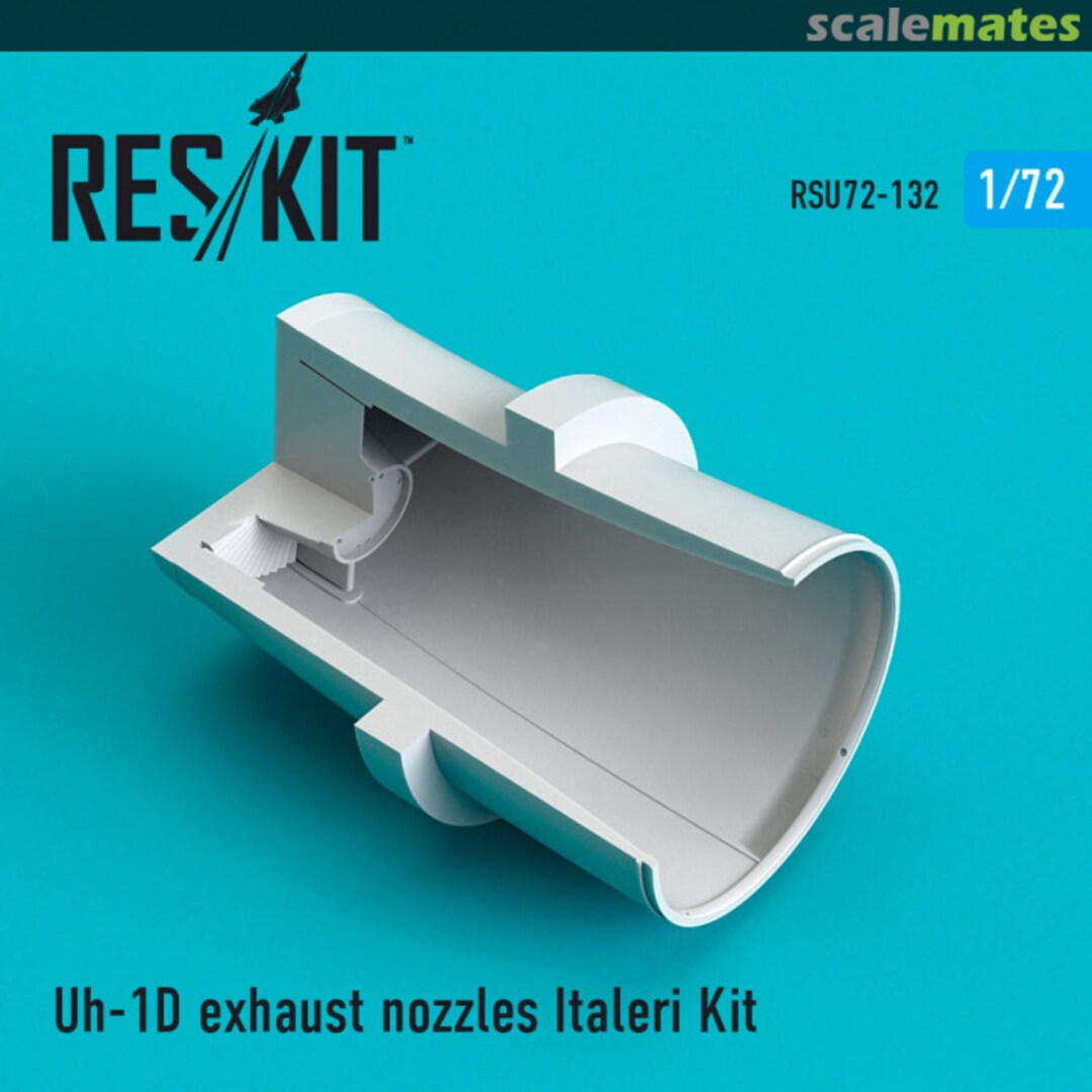 Boxart UH-1D - Exhaust Nozzles RSU72-132 ResKit