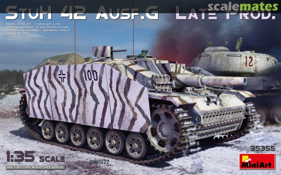 Boxart StuH 42 Ausf. G Late Prod. 35355 MiniArt