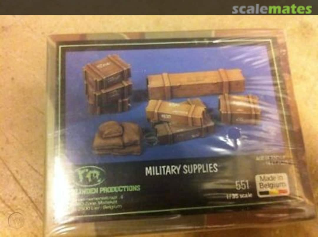 Boxart Military Supplies 551 Verlinden Productions