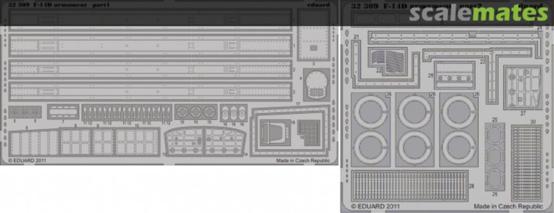 Boxart F-14D armament -Trumpeter- 32309 Eduard