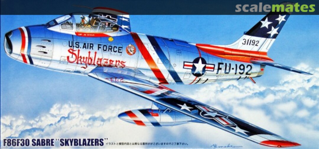 Boxart F-86F30 Sabre 72141 Fujimi