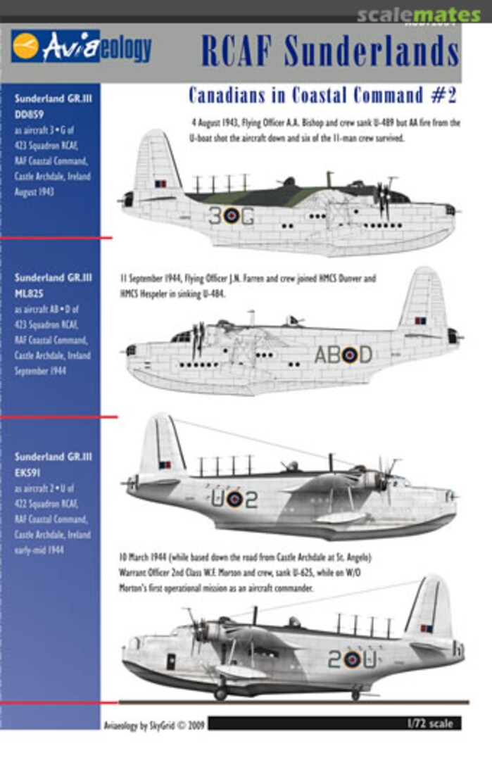 Boxart RCAF Sunderlands AOD72004m Aviaeology