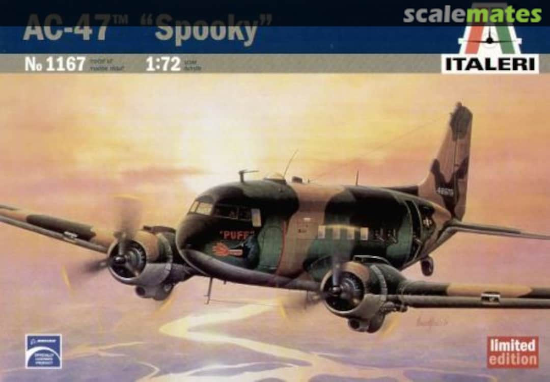 Boxart AC-47 "Spooky" 1167 Italeri