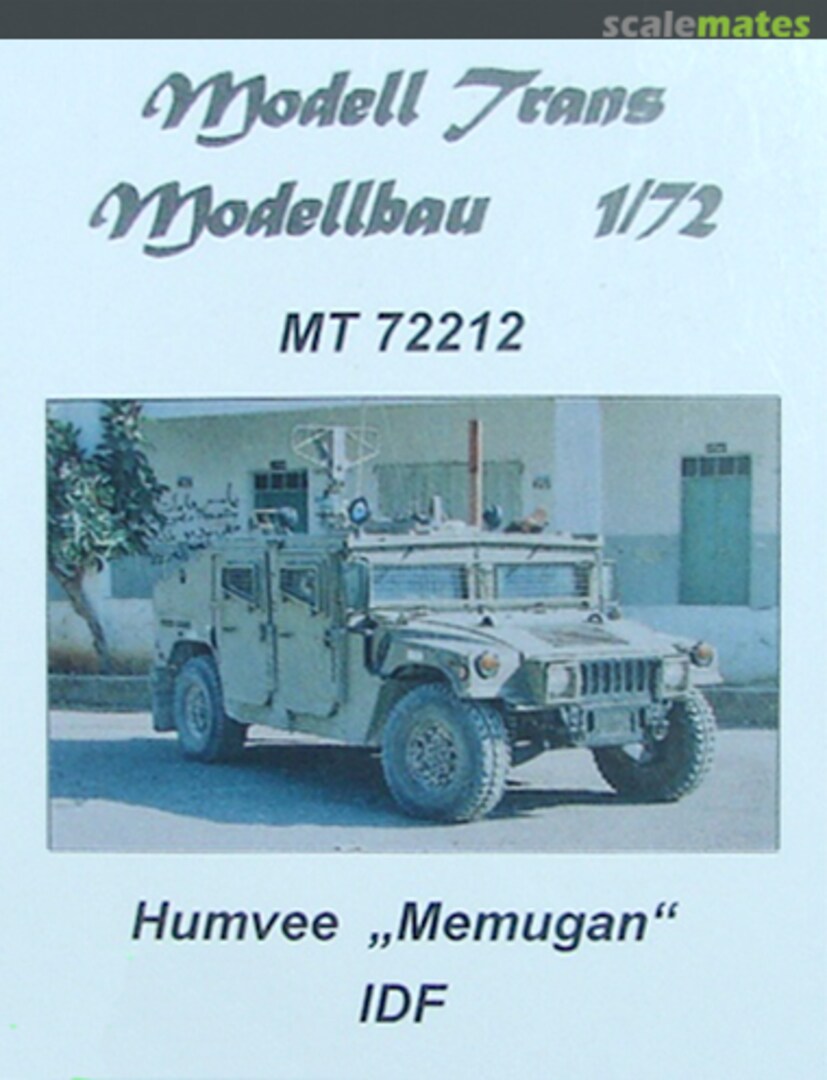 Boxart IDF Humwee Memugan 72212 Modell Trans Modellbau