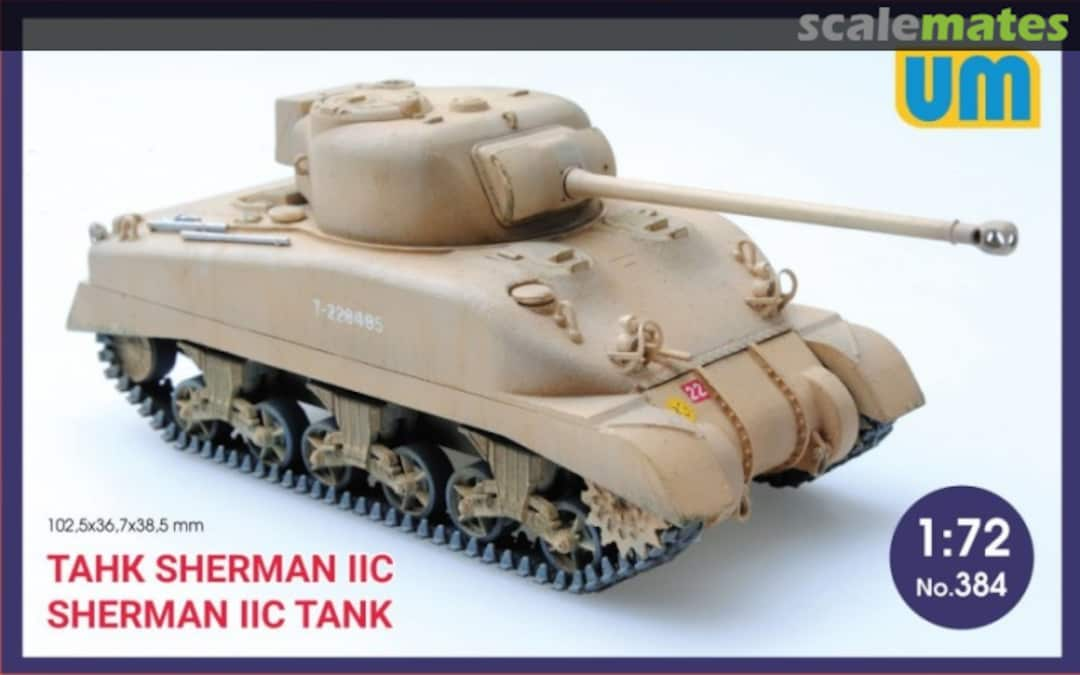 Boxart Sherman IIC Medium tank 384 UM 