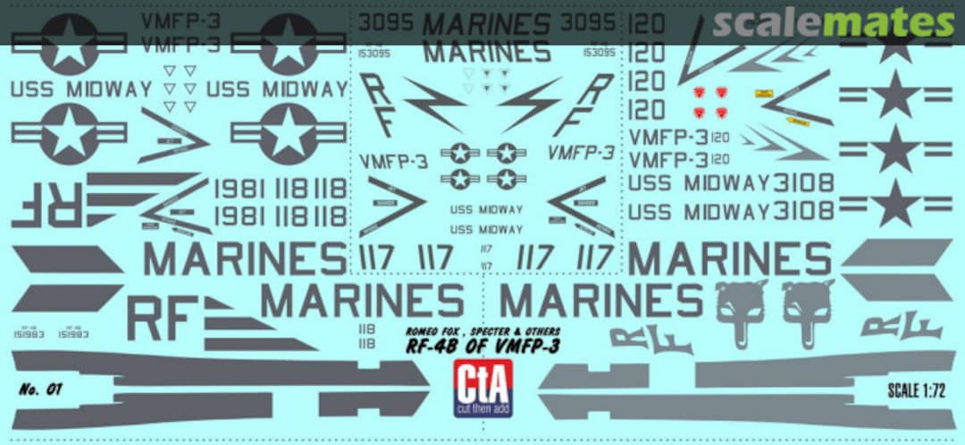 Contents RF-4B of VMFP-3 CTA-001 CtA Models