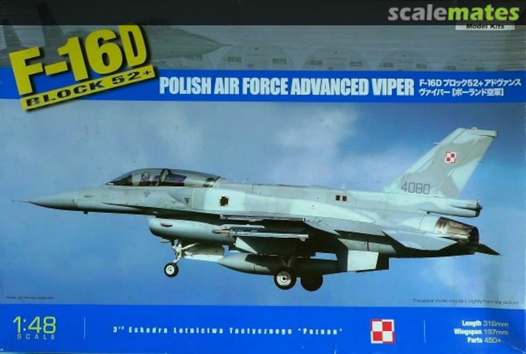 Boxart F-16D Block 52+ K48010 Kinetic