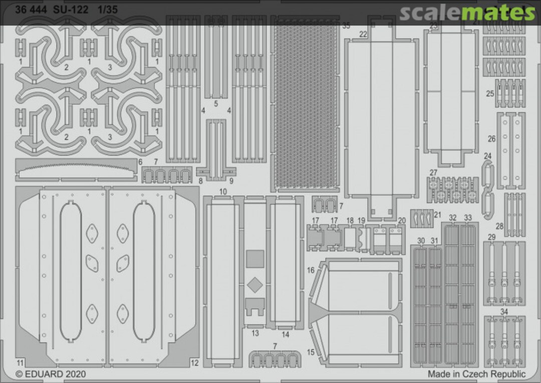 Boxart SU-122 36444 Eduard