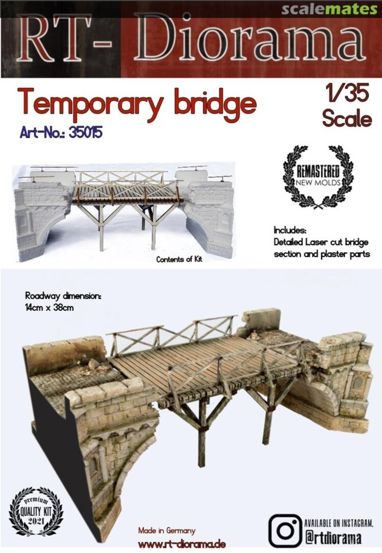 Boxart Temporary Bridge 35015 RT-Diorama