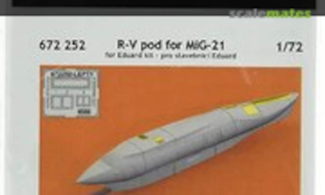 1:72 R-V pod for MiG-21 EDUARD (Eduard 672252)