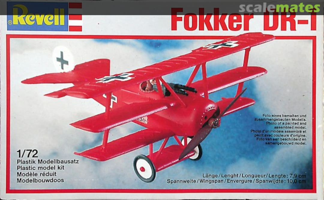 Boxart Fokker Dr-1 4154 Revell