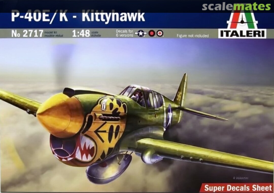 Boxart P-40E/K - Kittyhawk 2717 Italeri