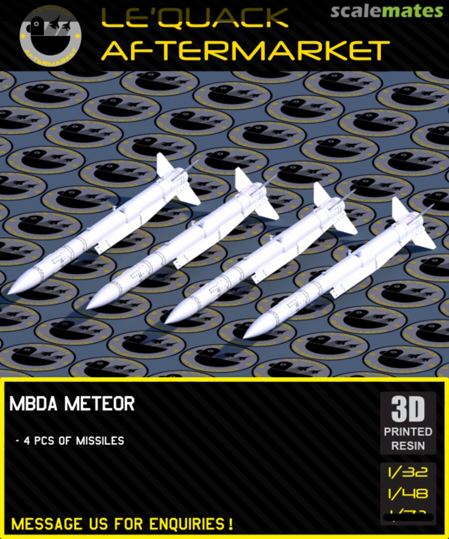 Boxart MBDA Meteor Missile 1/48 LAA-048005 Le'Quack Aftermarket