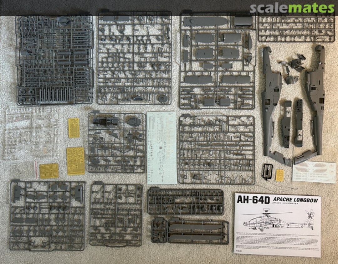 Contents AH-64D Apache Longbow 2601 Takom