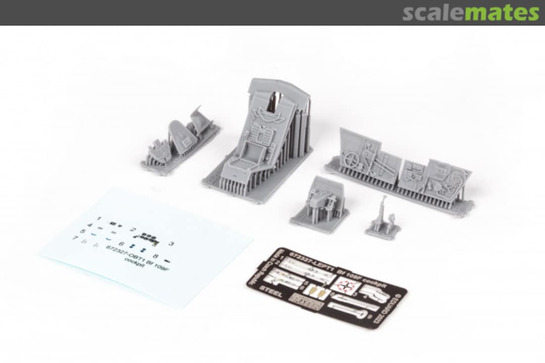 Contents Bf 109F Cockpit 672327 Eduard