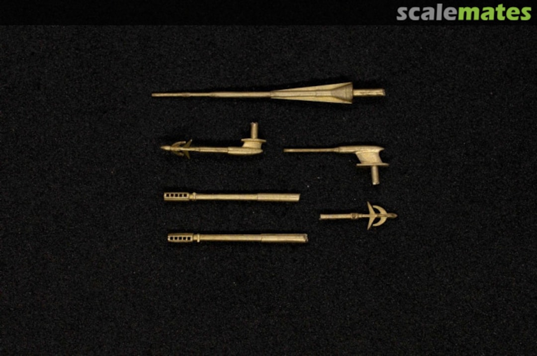 Boxart Pitots, antennas and cannon barrels for MIG-23MLD A7293 Mini World