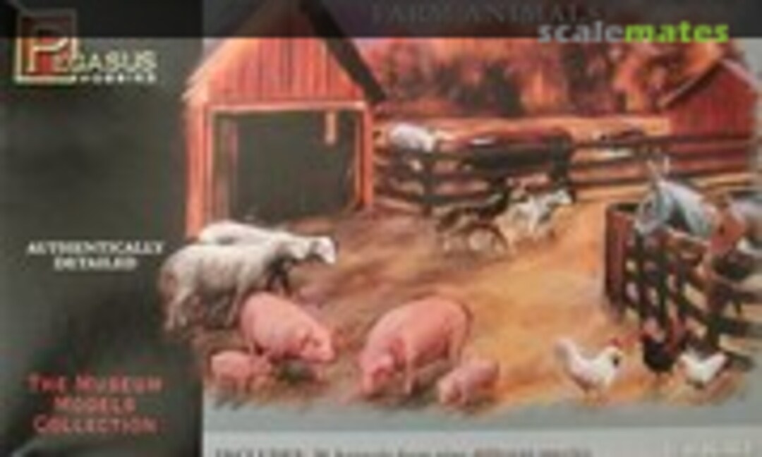 1:48 Farm Animals (Pegasus Hobbies 7006)