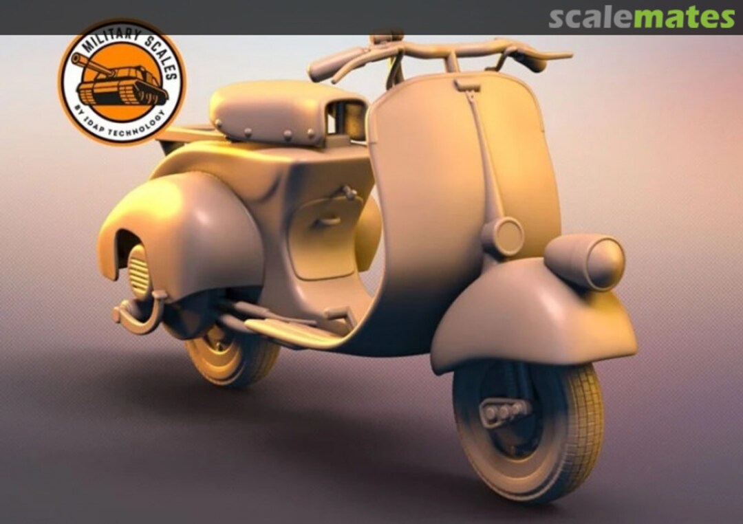 Boxart Italian Scooter PD72200 Military Scales