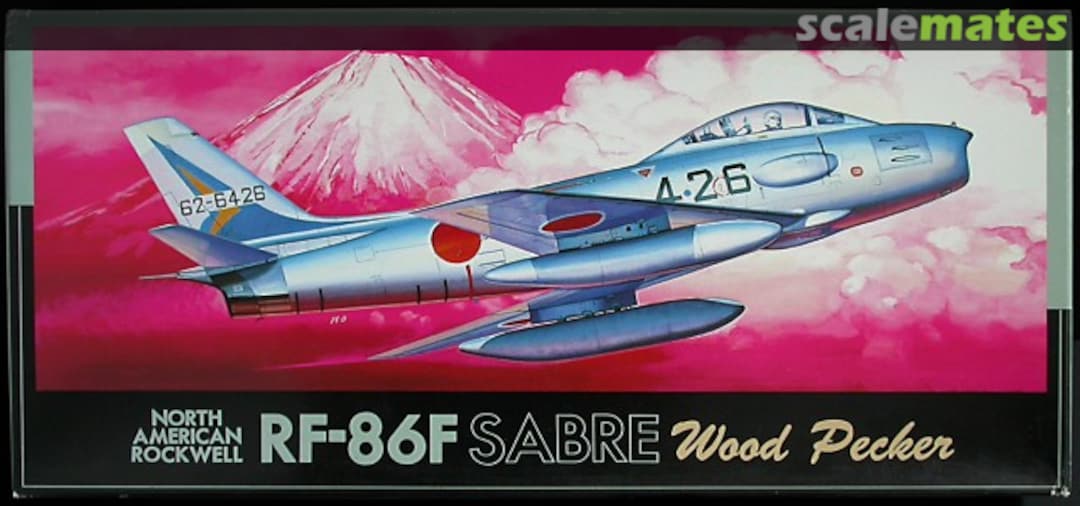 Boxart North American Rockwell RF-86F Sabre 7A-F20 Fujimi