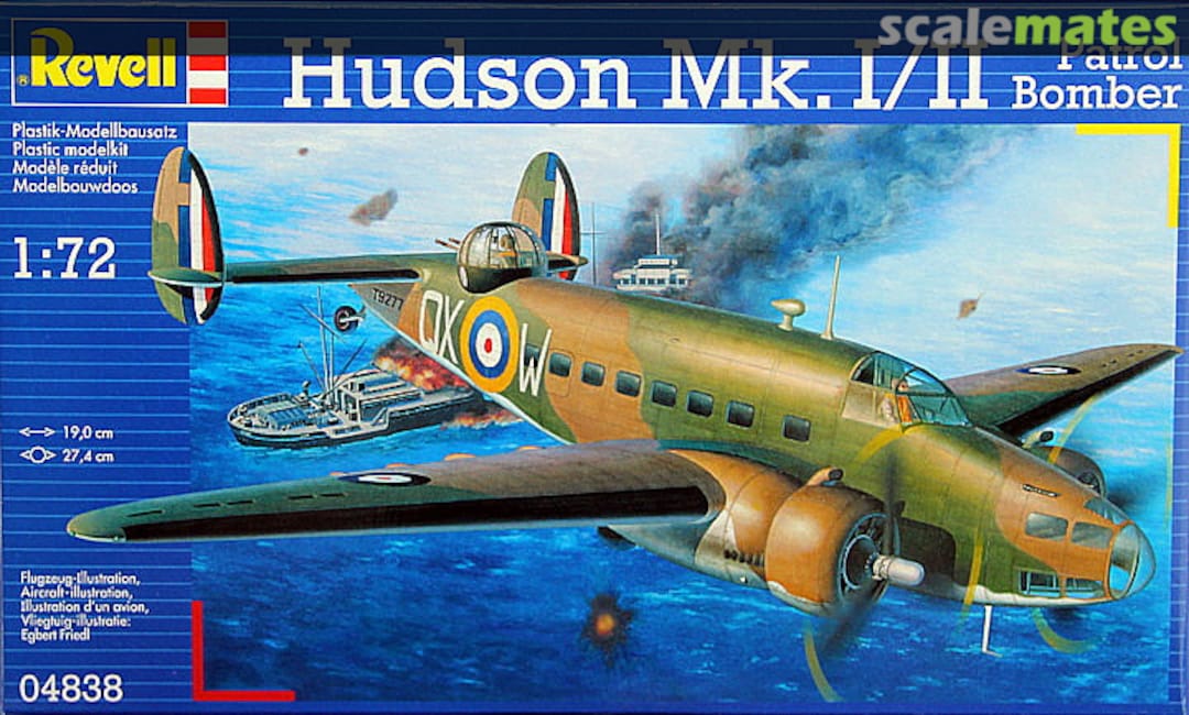 Boxart Hudson Mk.I/II 04838 Revell