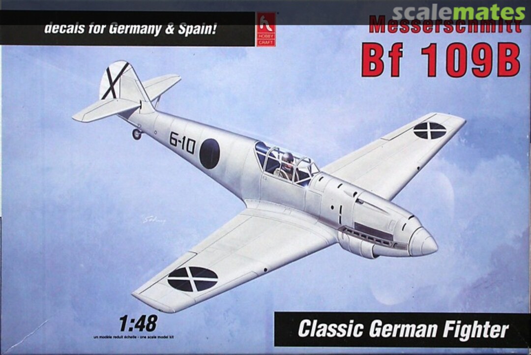 Boxart Messerschmitt Bf 109B HC1566 Hobbycraft