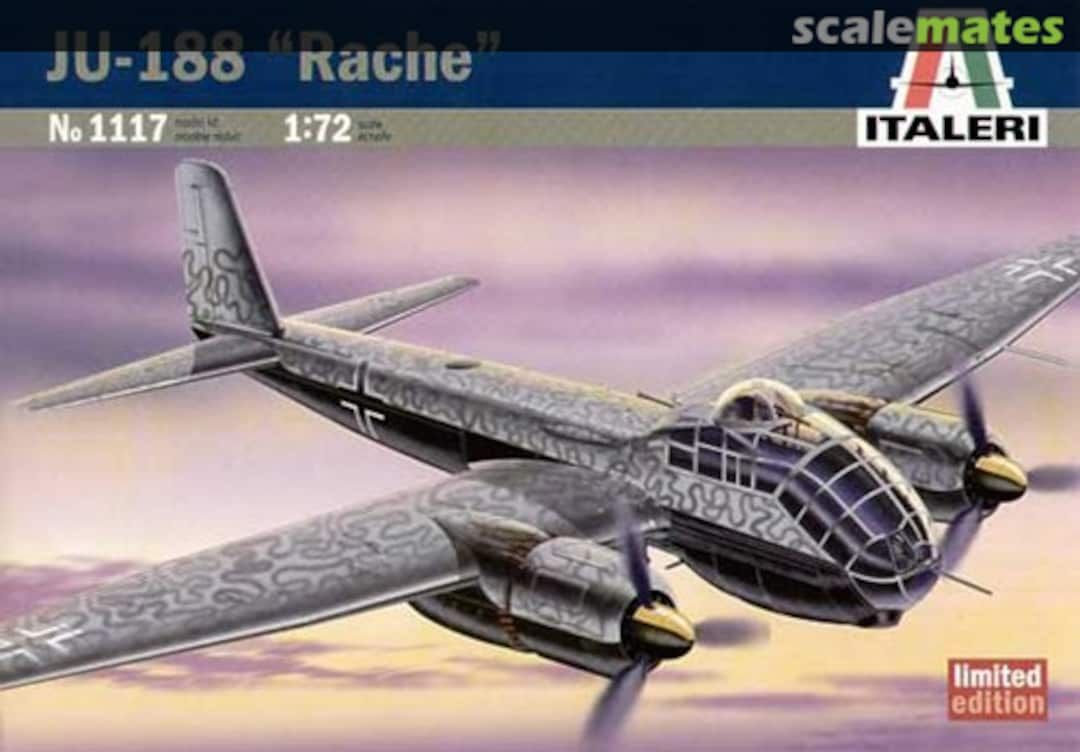 Boxart Ju-188 "Rache" 1117 Italeri