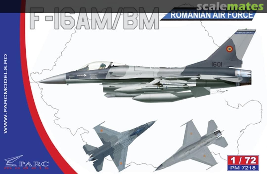 Boxart F-16AM/BM Romanian Airforce PM 7218 Parc Models