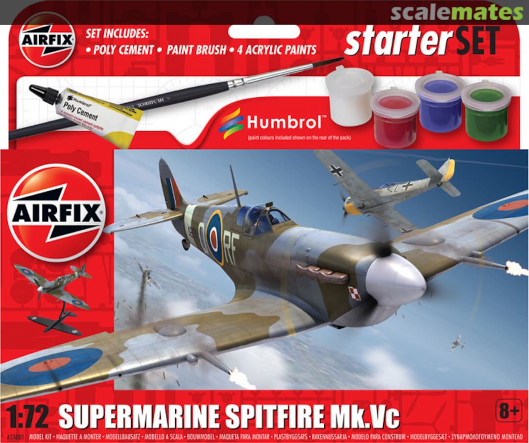 Boxart Supermarine Spitfire Mk.Vc A55001 Airfix