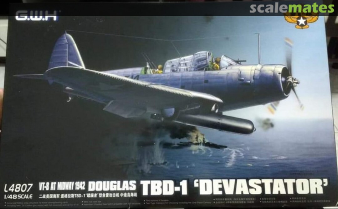 Boxart Douglas TBD-1 'Devastator' L4807 Great Wall Hobby