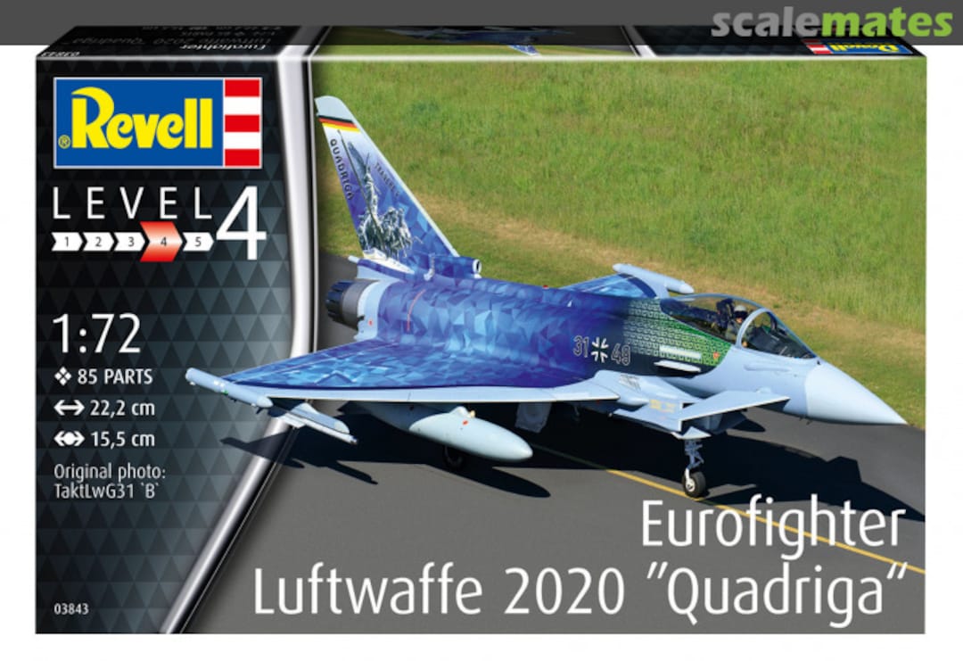 Boxart Eurofighter Luftwaffe 2020 "Quadriga" 03843 Revell