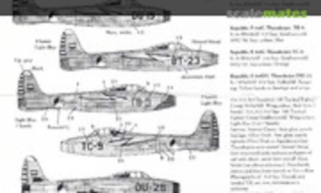 1:72 F-84E/G, Spitfire, Piper L-4 (Dutch Decal 72022)