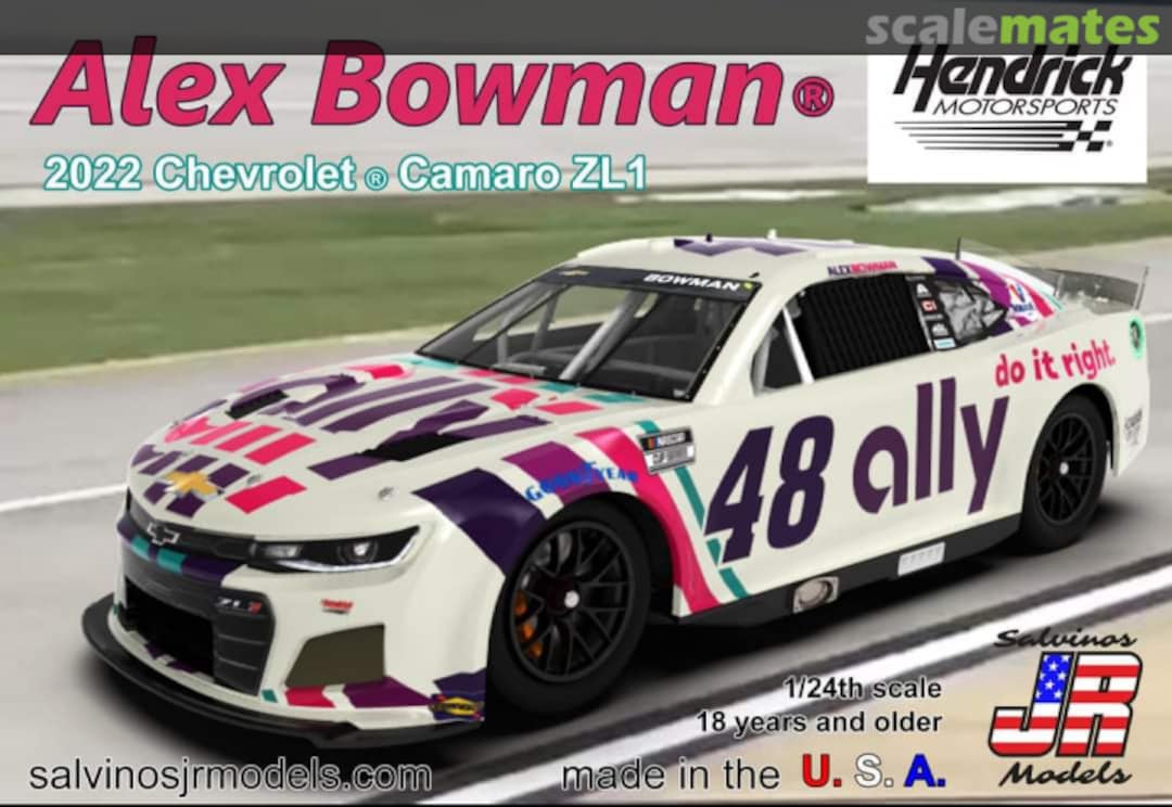 Boxart 2022 Chevrolet Camaro ZL1 HMC2022ABP Salvinos JR Models