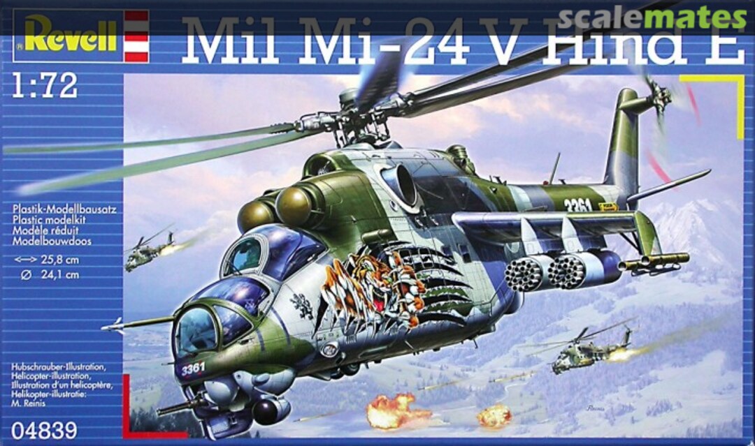 Boxart Mil Mi-24 V Hind E 04839 Revell