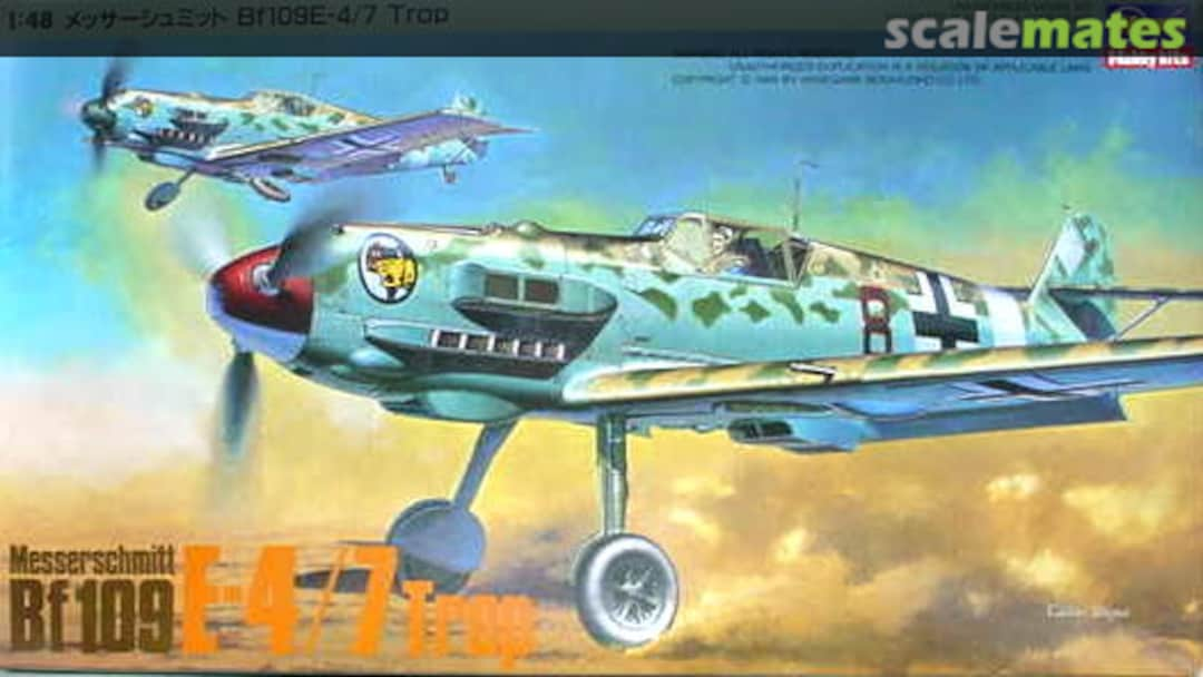 Boxart Messerschmitt Bf109E-4/7 Trop 09003 Hasegawa