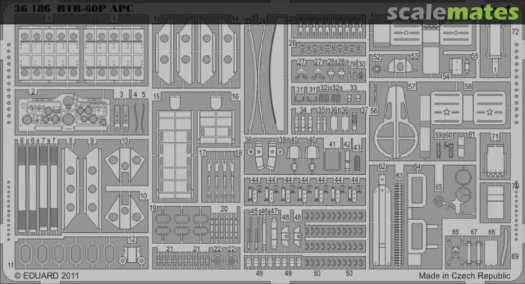 Boxart BTR-60P APC - PE Detail Set 36186 Eduard