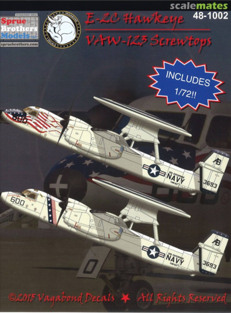 Contents VAW-123 Screwtops 48-1002 Vagabond Decals