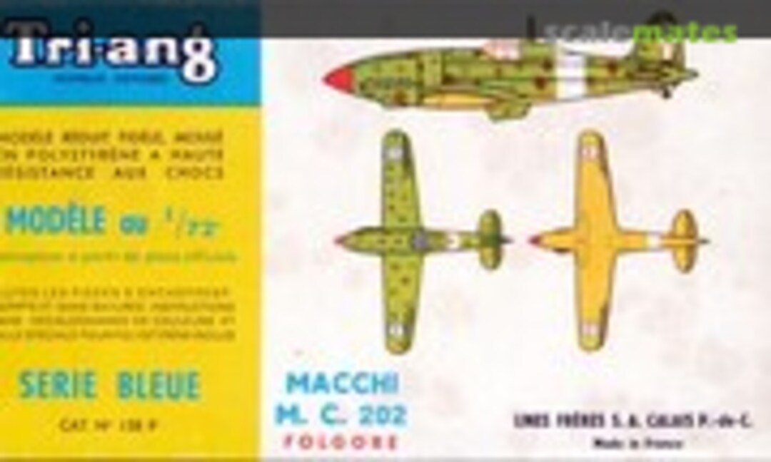 1:72 Macchi M. C. 202 Folgore (Tri-ang (FROG) 158/P)