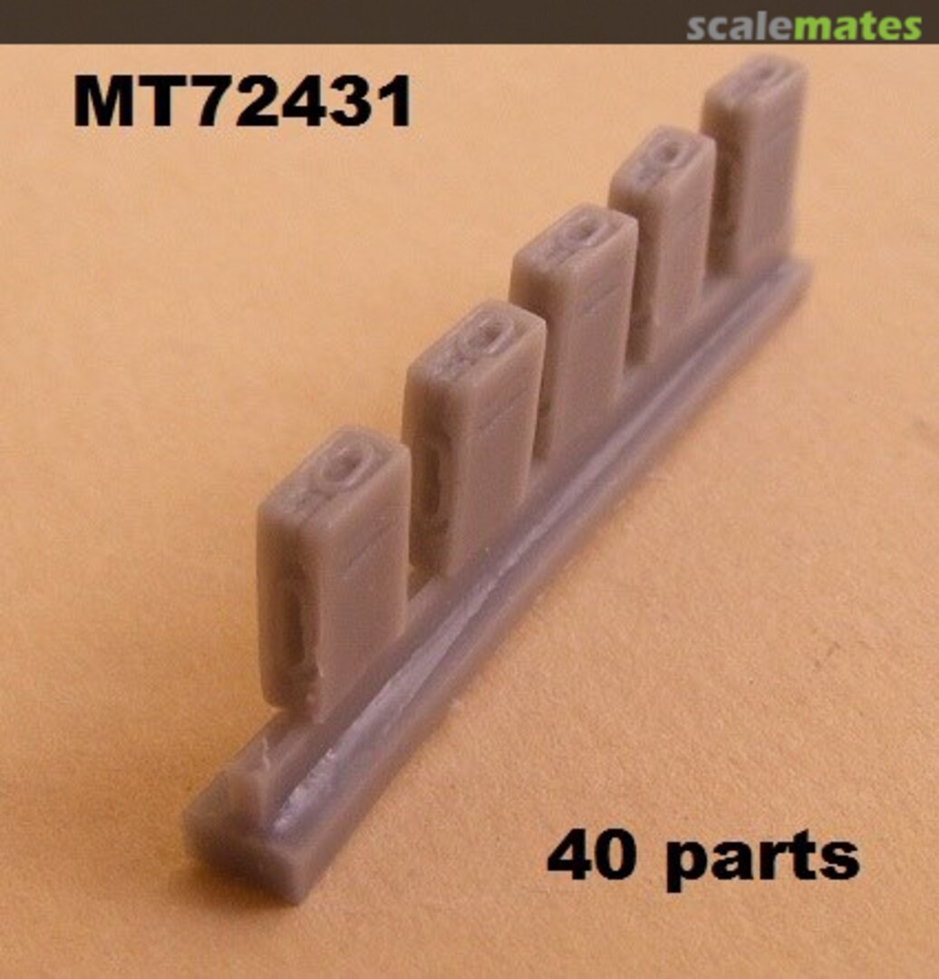 Boxart Munitionskisten für 2 cm Flak 30 / 38, Modelltrans, 72431 MT72431 Modell Trans Modellbau